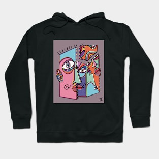 Facing Life With its Many Faces Hoodie